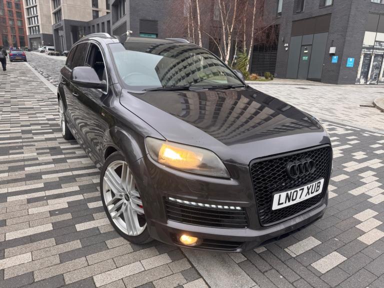 2007 AUDI Q7 3.0 TDI QUATTRO S LINE  TIPTRONIC AUTO DIESEL 7 SEATER 5dr GREY 