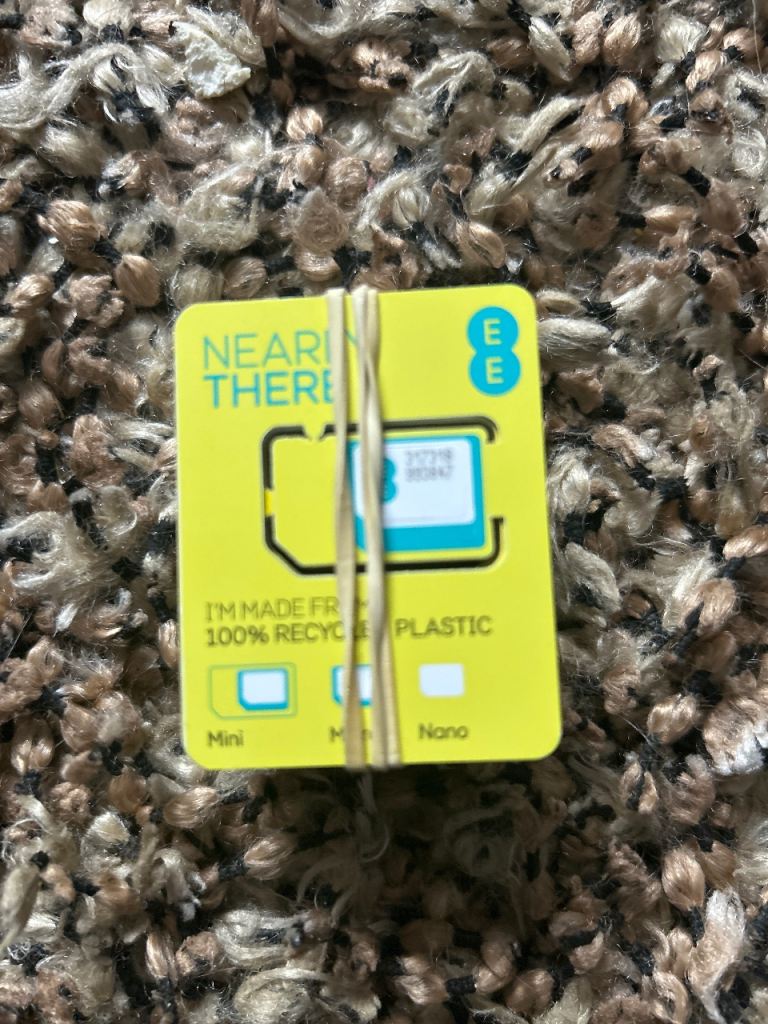 EE SIM cards 