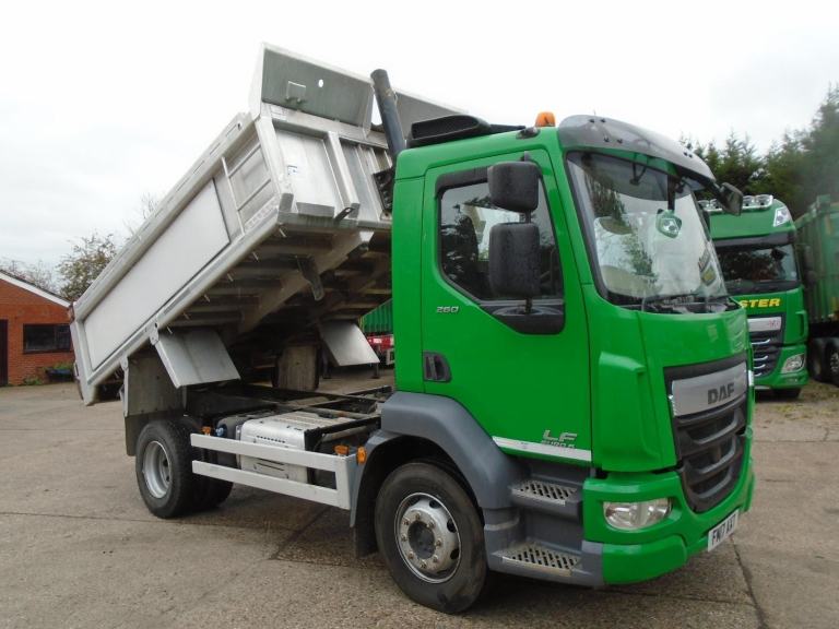 2017 (17) DAF LF.260 EURO6 16T SPLIT BODY ALUMINIUM TIPPER 