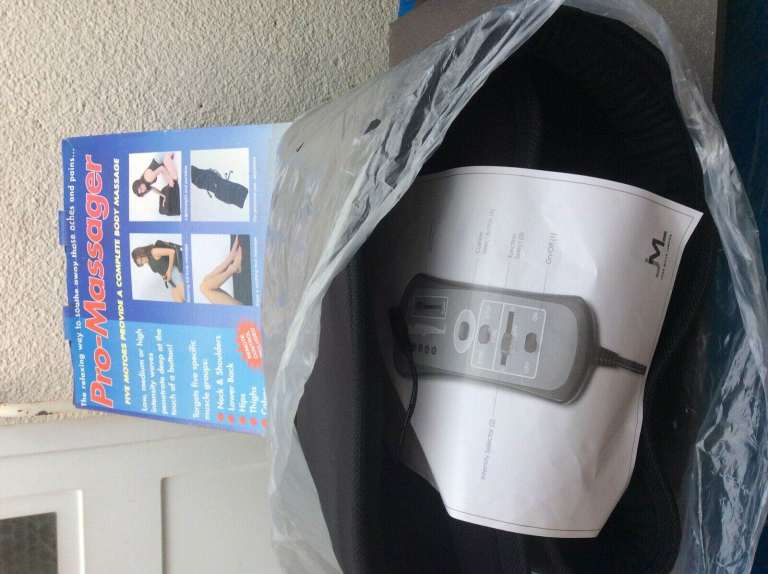 NEW JML(JOHN MILLS LIMITED) PRO MASSAGER BODY MASSAGE 5 MOTORS REMOTE CONTROL