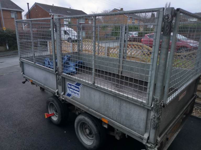 Ifor Williams Trailer 10ft x 5.5ft cage sides and cover 