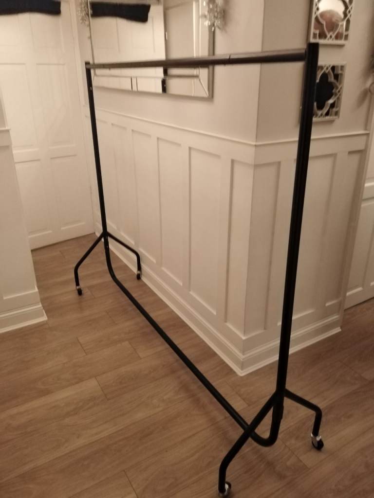 image for Two row clothes rail