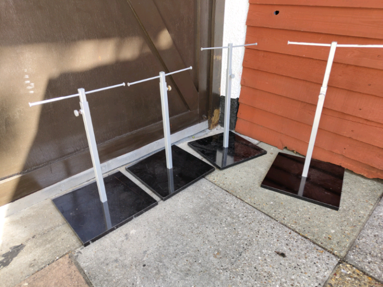 Jewellery shop display stands adjustable height 