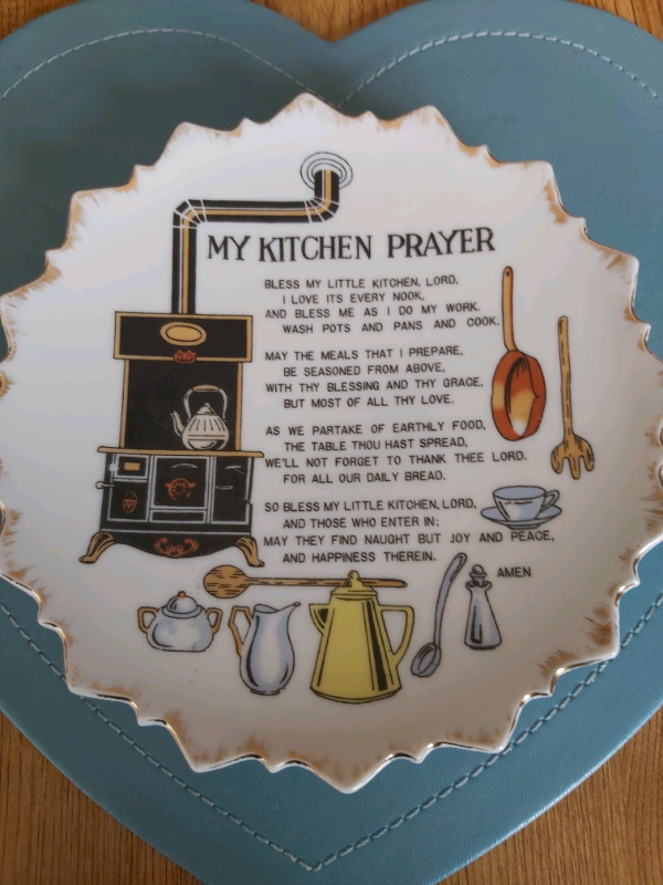 Decorative Plate My Kitchen Prayer