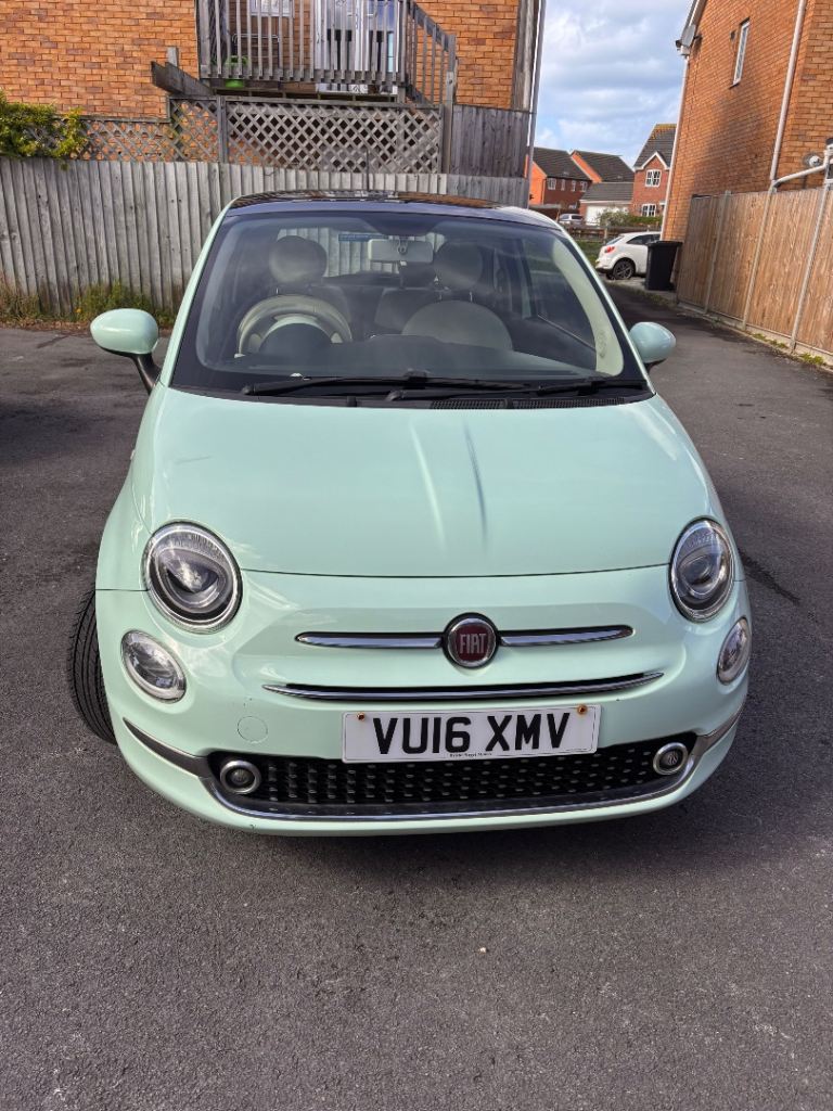 2016 Mint Green Fiat 500 for sale 