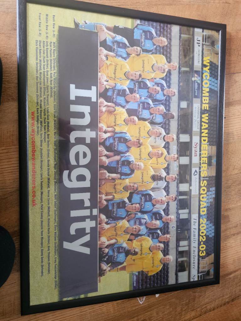 Wycombe wanderers team pics 