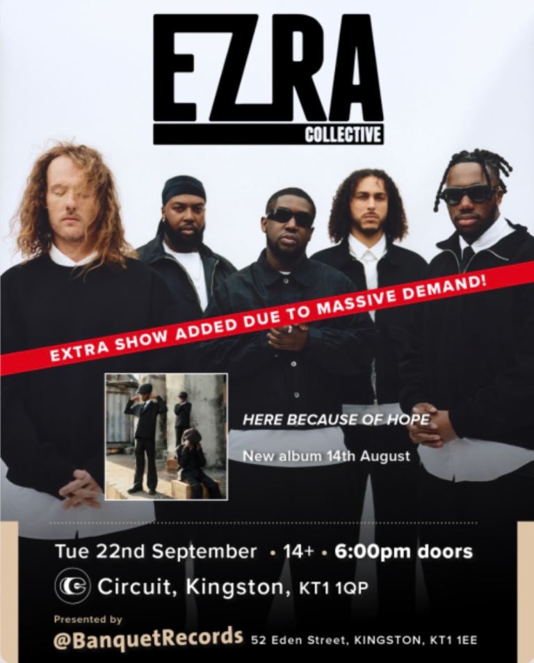 Ezra Collective SOLD OUT Tickets Kingston 22/9/26