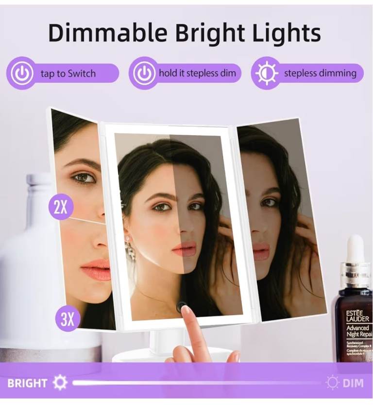 LED Lights Makeup Vanity Mirror 