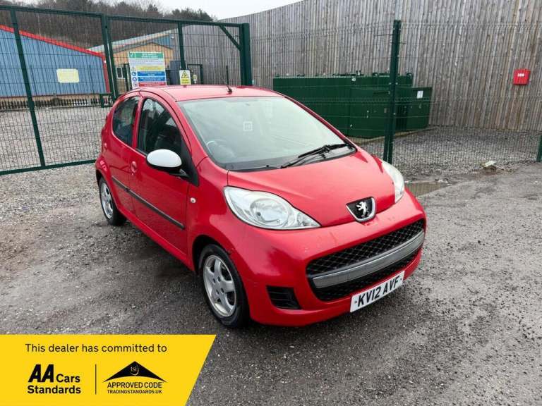2012 Peugeot 107 1.0 12V Sportium Euro 5 5dr HATCHBACK Petrol Manual