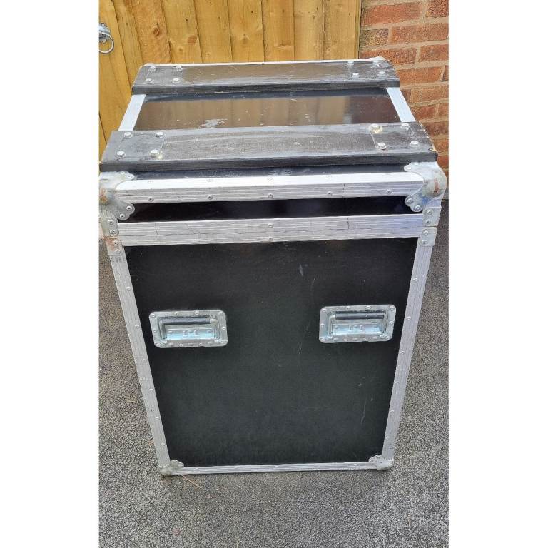 2 x Black Flight Case / Tray & Cover (Used)