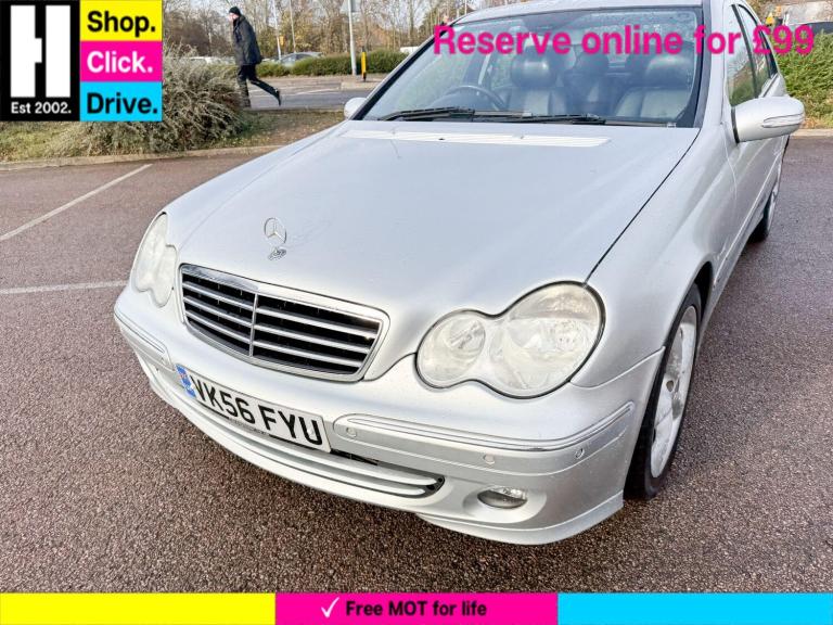 2006 Mercedes-Benz C Class 1.8 C180 Kompressor Avantgarde SE Saloon 4dr Petrol Automatic (193 g/k...