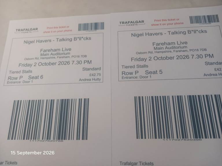 Fareham Live Tickets