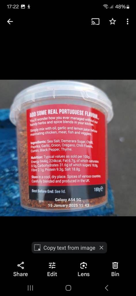 REDUCED AGAIN WE NEED THESE GONE 6 PACKS OF SPICENTRE PERI PERI SEASONI G