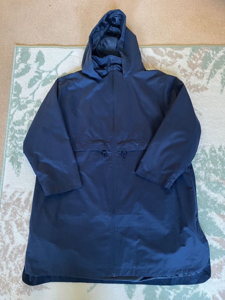 Ladies Tu Navy Blue Raincoat Size 20
