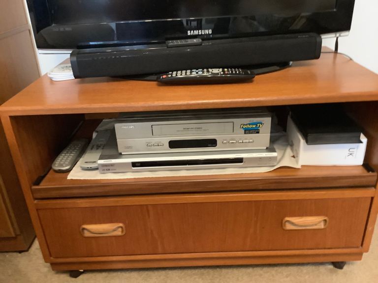 Oak effect TV media Unit