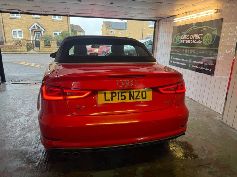 2015 Audi A3 Cabriolet 2.0 TDI S line S Tronic Euro 6 (s/s) 2dr CONVERTIBLE Diesel Automatic
