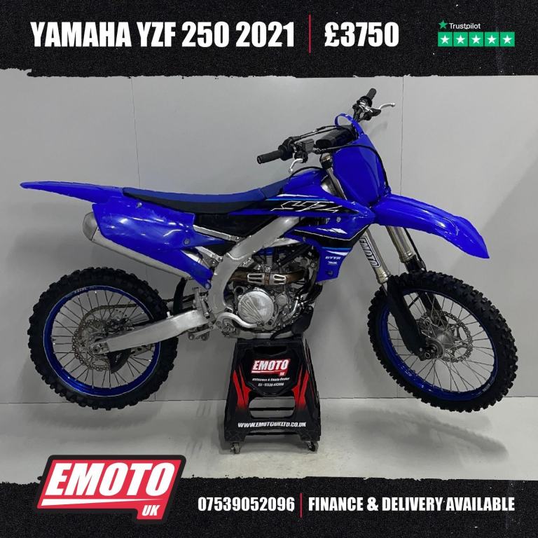 YAMAHA YZF 250 2021 Motocross Bike 250cc @EmotoUK - Finance Available