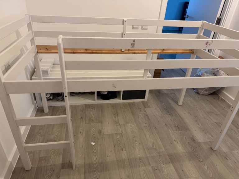 Argos Home Kaycie White Mid Sleeper Bed - Small Single