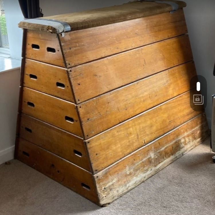 Retro Gym Vault Box Pommel Horse 