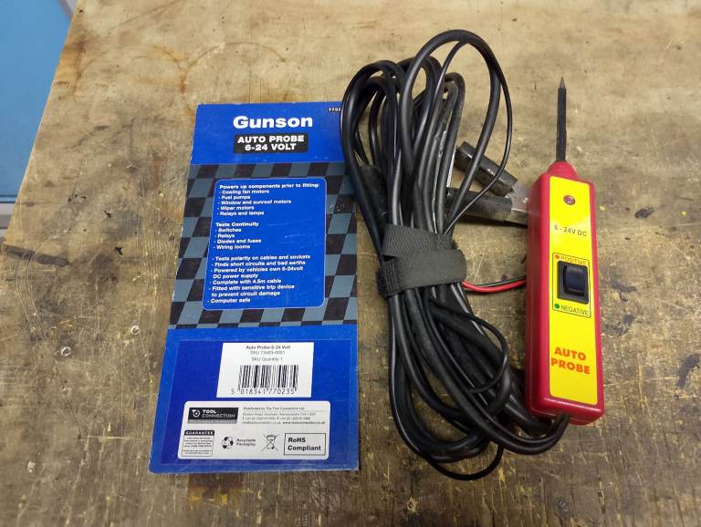 Mechanic's auto electrical power probe 