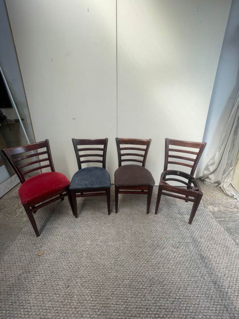 image for 4 Wooden Chairs