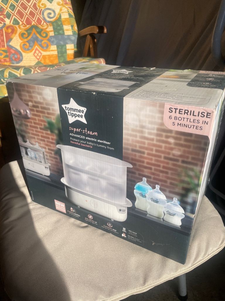 Tommee Tippee Super-steam Electric Steriliser – New in Box