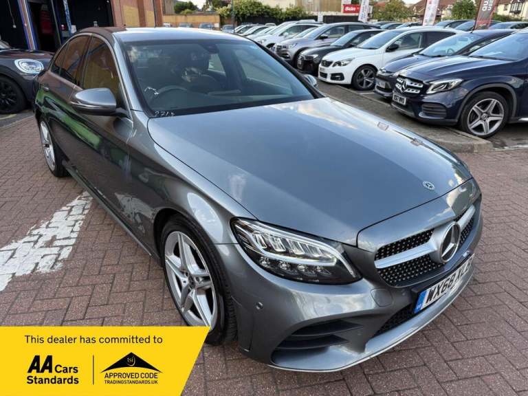 2018 Mercedes-Benz C Class 1.5 C200 MHEV EQ Boost AMG Line Saloon 4dr Petrol G-Tronic+ Euro 6 (s/...