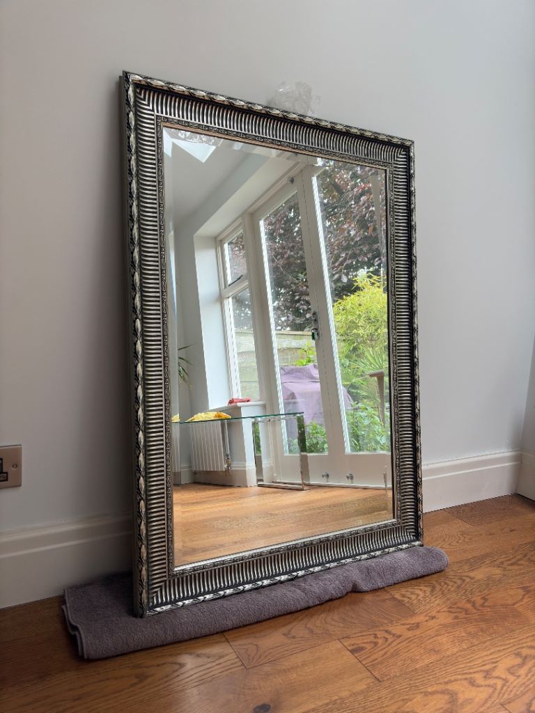 Wall Mirror • Black & Silver • 107cm x 75.5cm