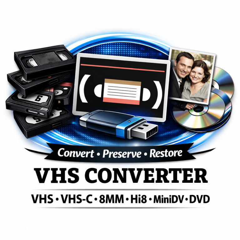 UPGRADE YOUR HOME FOOTAGES. VHS Converters