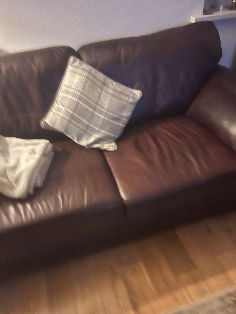 Real leather sofas 