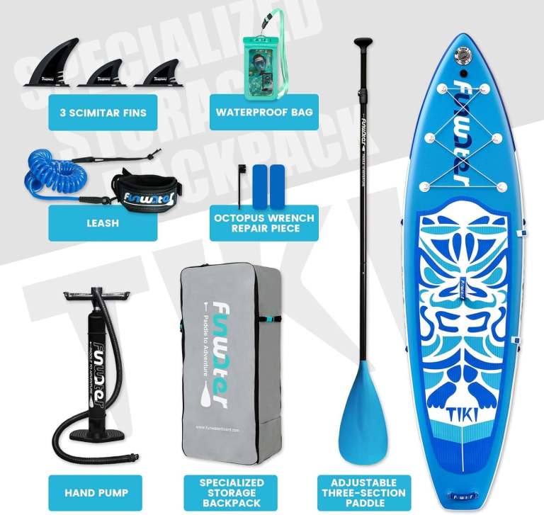 image for NEW NEVER USED - PADDLE BOARD FULL KIT
