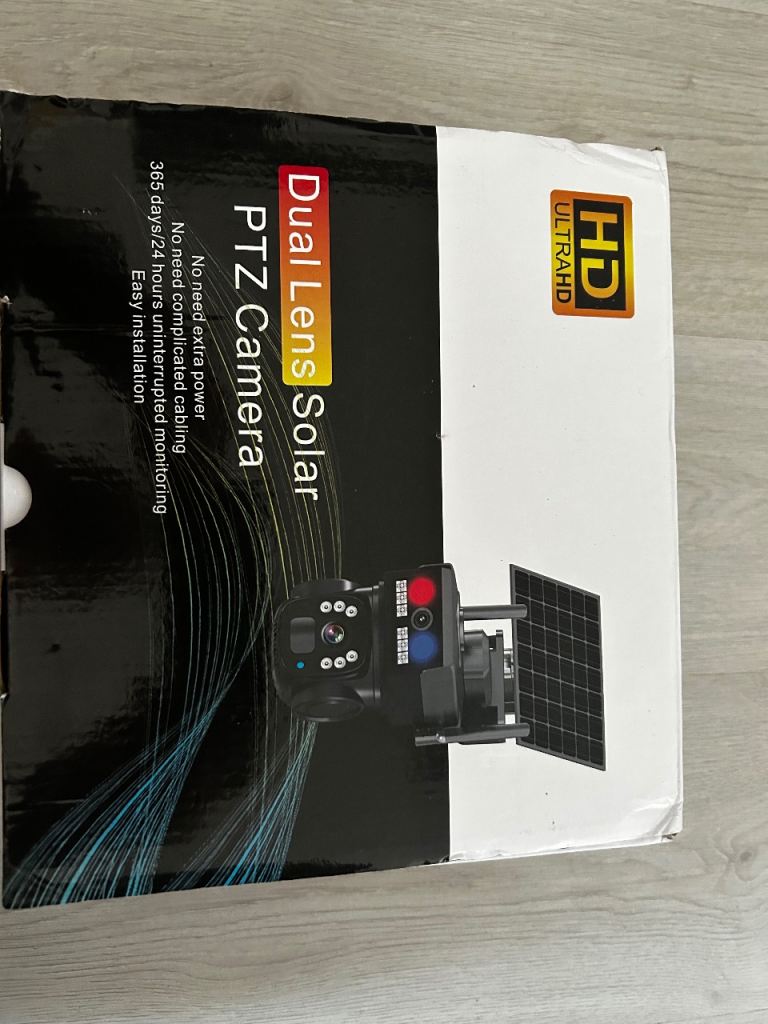 New HD Ultra HD Dual Lens Solar PTZ Camera