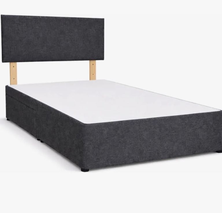 Double Bed and mattress with headboard 