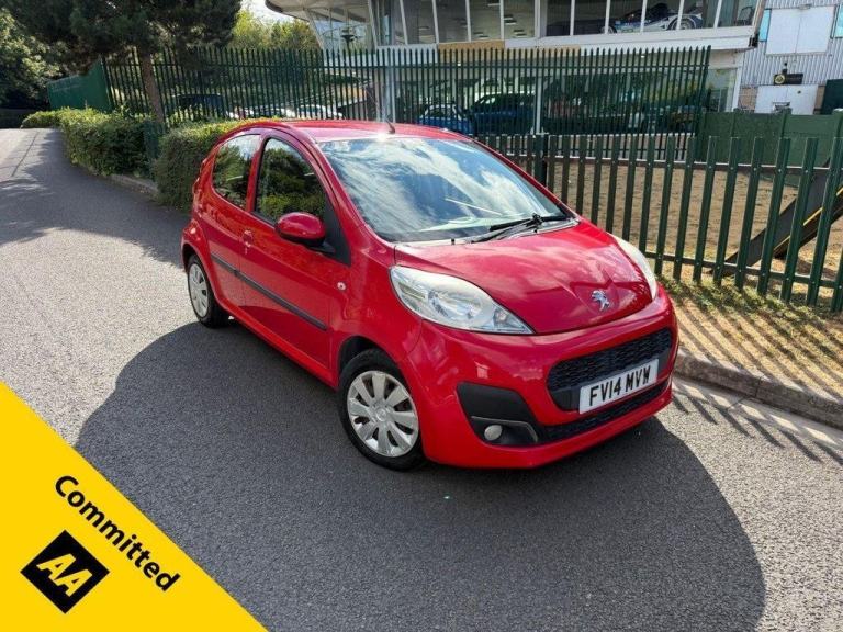 2014 14 PEUGEOT 107 1.0 12V ACTIVE HATCHBACK 5DR PETROL MANUAL EURO 5 (68 PS)