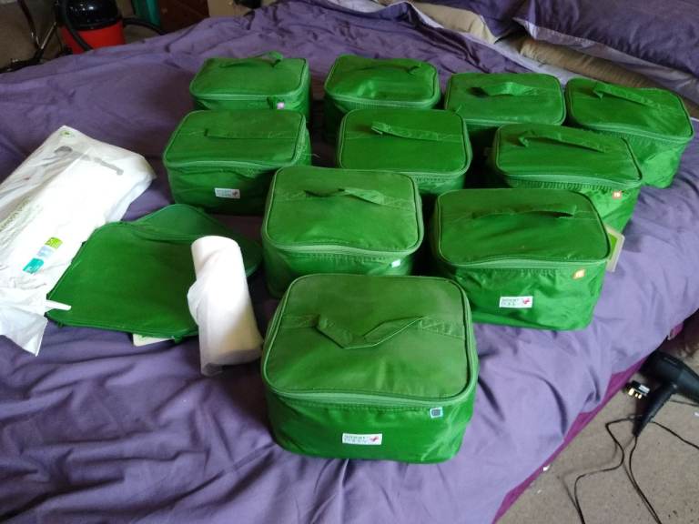 Birth to potty set of reusable washable nappies smart nappy 