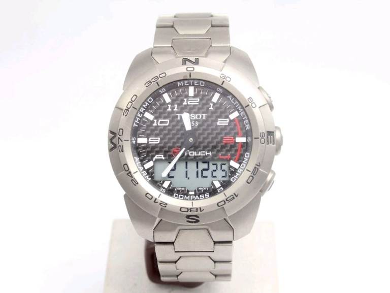 Tissot Men's T Touch Expert Titanium RARE Watch T013420A