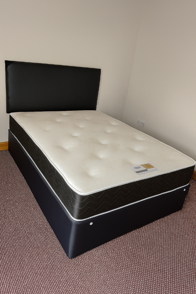 Durable Divan Bed with Optional Mattress Offering Supportive Sleep and Modern Design