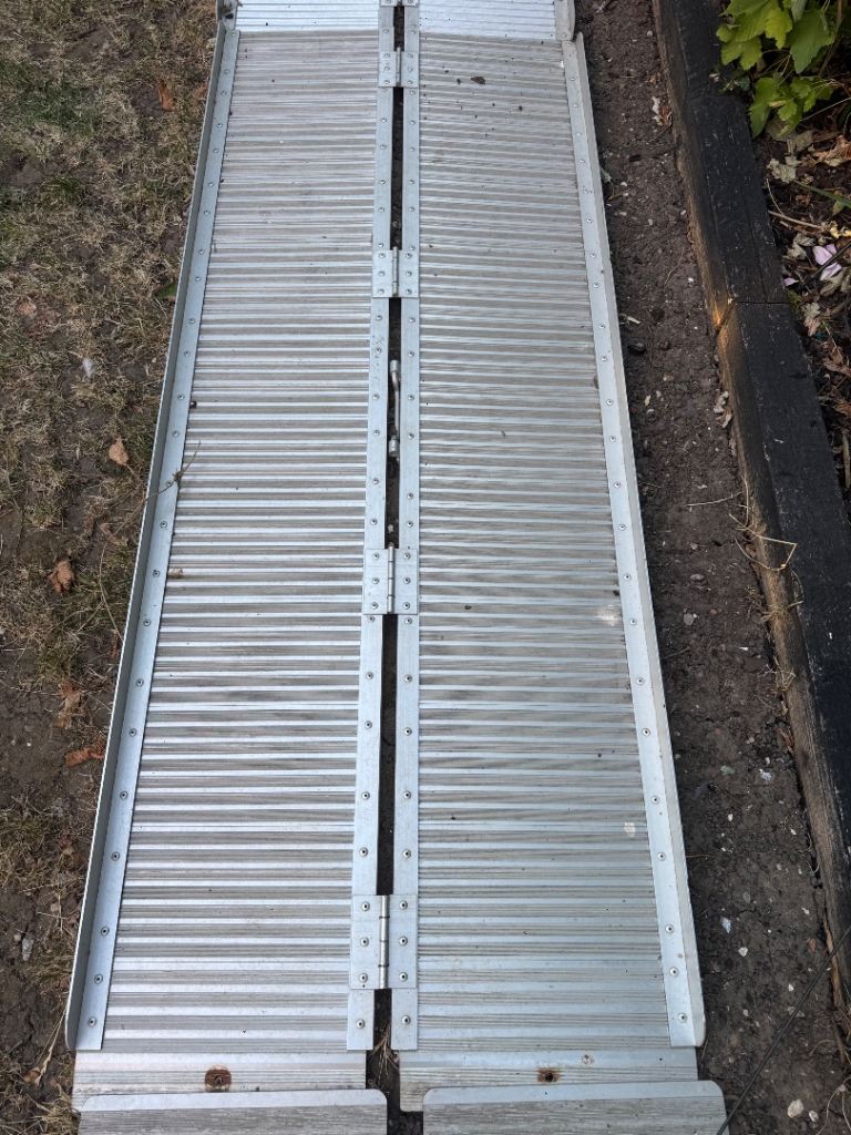 2 x Aluminium Folding Ramps – Good Condition