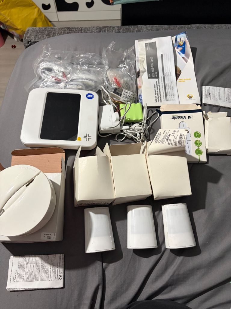 ADT Wireless Security Alarm System with Motion Sensors