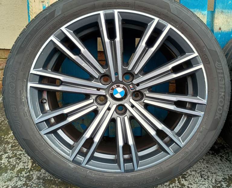 18" BMW M SPORT ALLOYS 5x112 7.5J/8.5J WHEELS TYRES 3 / 4 SERIES