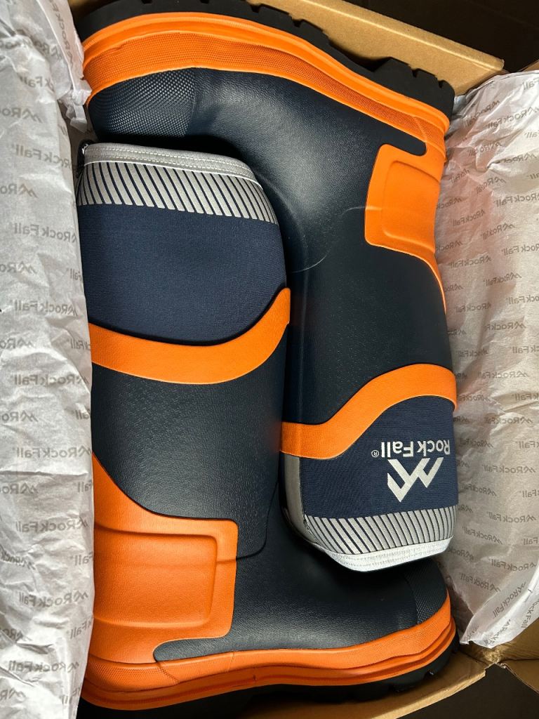 Rock Fall RF290 Silt Neoprene Safety Wellingtons - UK 9, New