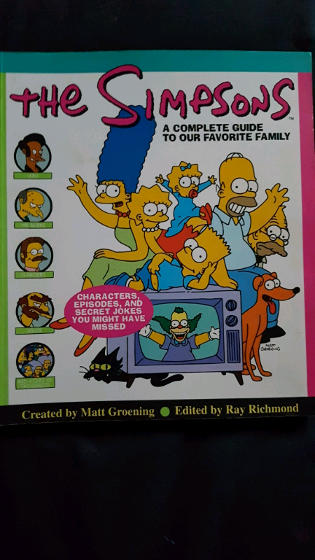 1997 The Simpsons forever paperback book.
