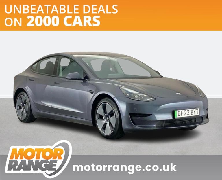 2022 Tesla Model 3 Standard Plus 4dr Auto Saloon ELECTRIC Automatic