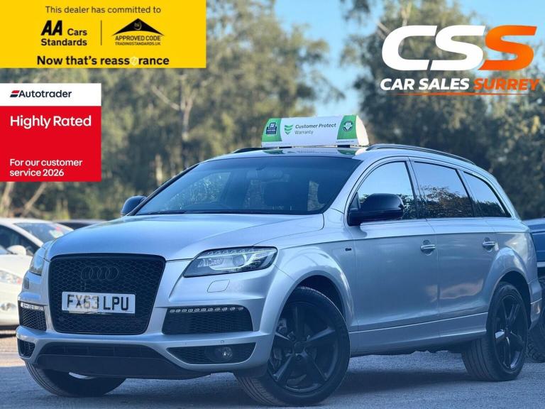 AUDI Q7 3.0 TDI V6 S line Tiptronic quattro Euro 5 (s/s) 5dr 2013