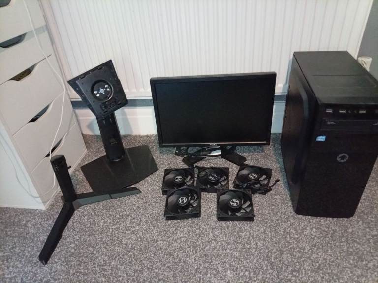 Desktop PC Tower, Monitor, and Cooling Fans – spares & repairs