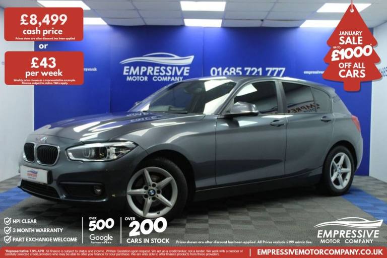 2018 67 BMW 1 SERIES 1.5 116D SE BUSINESS HATCHBACK 5DR DIESEL MANUAL EURO 6 (S/