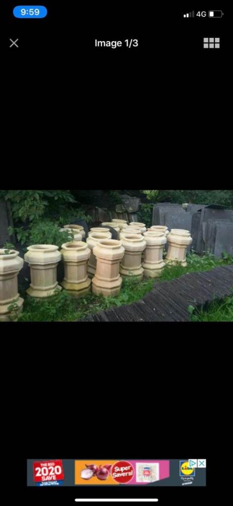HOLLYWOOD bangor blue slates chimney pots floor ridge roof tiles recla