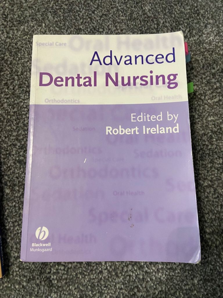 Advanced dental nursing book
