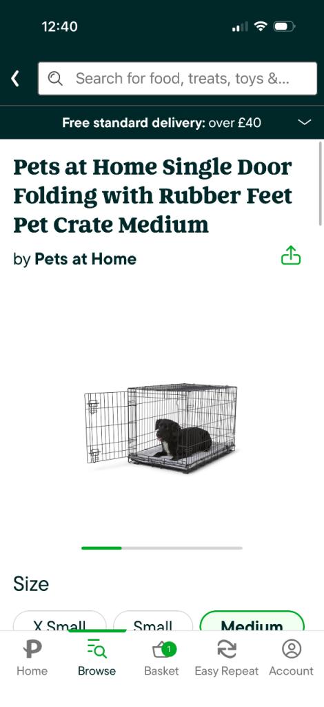 Brand new puppy crate, cover & waterproof mat