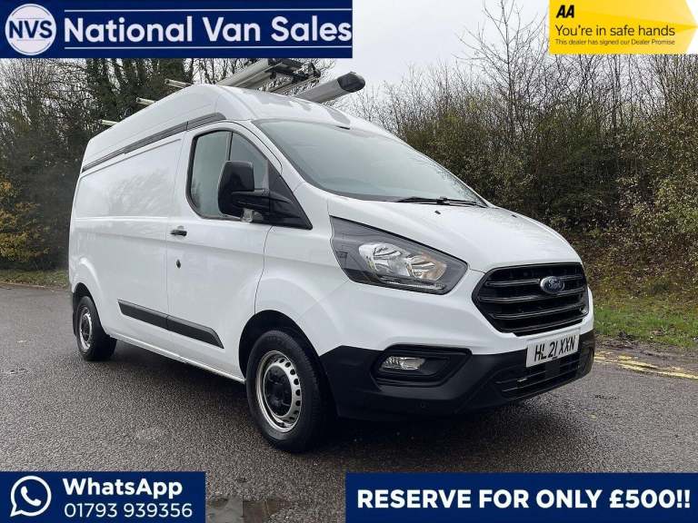 2021 Ford Transit Custom 2.0 300 EcoBlue Leader L2 H2 Euro 6 (s/s) 5dr PANEL VAN Diesel Manual